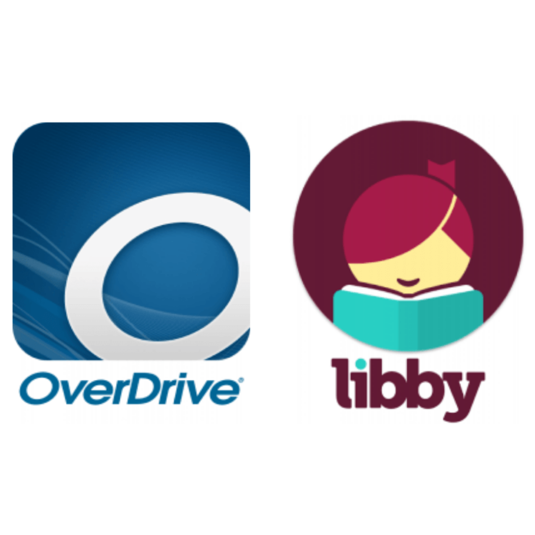 Logos for OverDrive & Libby by Overdrive