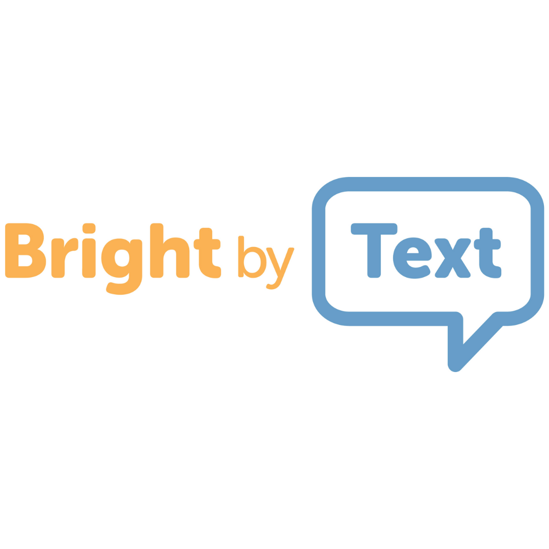 Bright by Text Logo